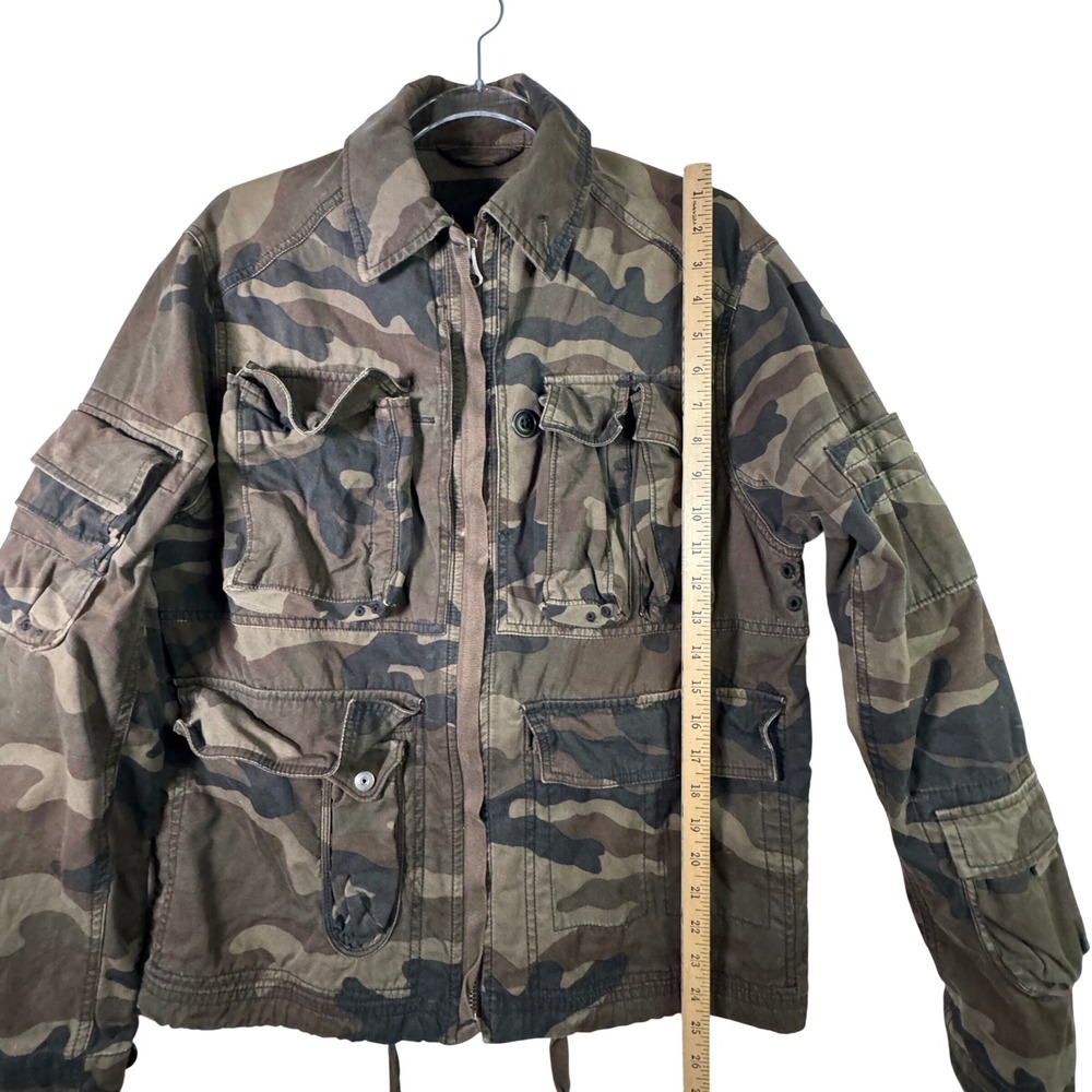 Vtg Gap Heavy Duty Fall 2004 Camo M65 Field Jacket Mens S Military Utility - Picture 8 of 14
